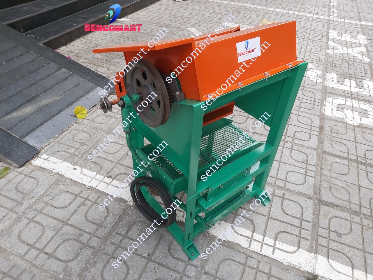 Máy tuốt lạc sạch 100% không bao gồm động cơ