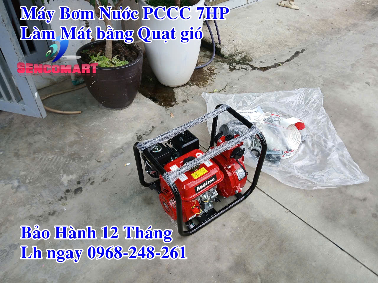 Máy bơm chữa cháy chất lượng, uy tín tại Sencomart