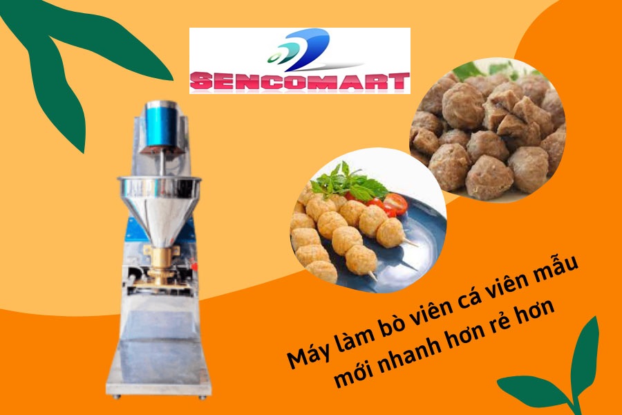 Máy làm viên thịt cá, làm mọc bò  SENCO1100W