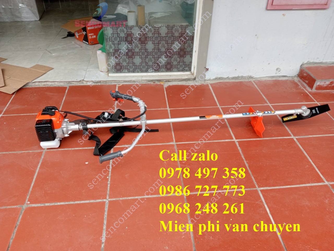 Máy cắt cỏ 2 thì nhập khẩu chính hãng tại Sencomart