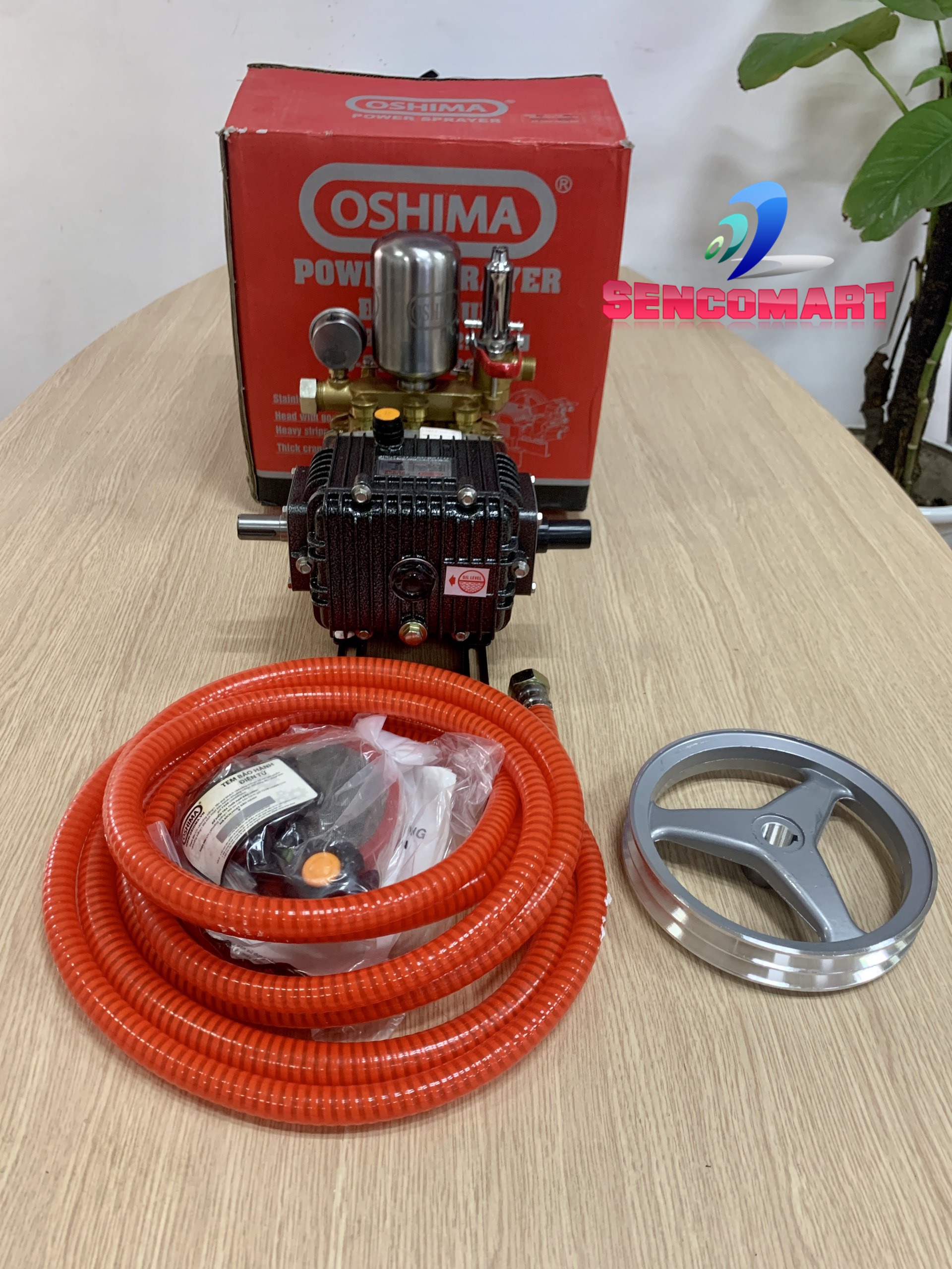 Đầu xịt áp lực Oshima OS22S piston sứ thân gân