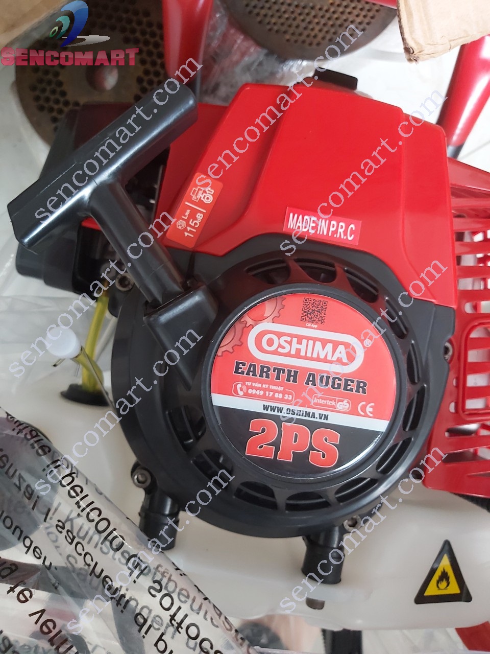 Bộ khởi động máy khoan đất oshima, bộ chụp giật máy khoan đất, bộ khởi động máy phun thuốc