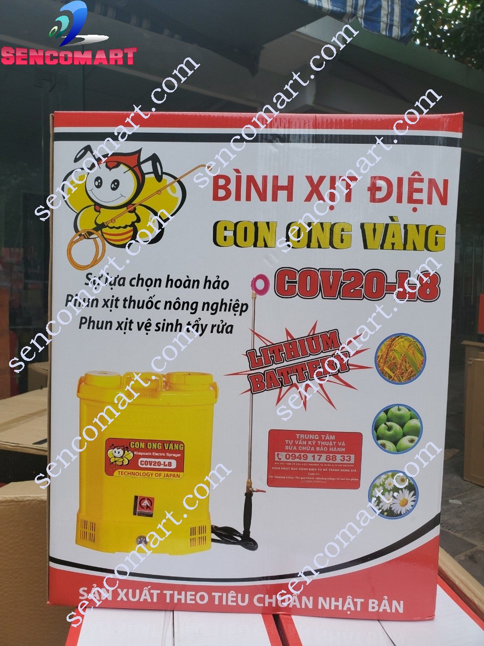 Bình Xịt Điện Pin LATINIUM OSHIMA CON ONG VÀNG 20-L8