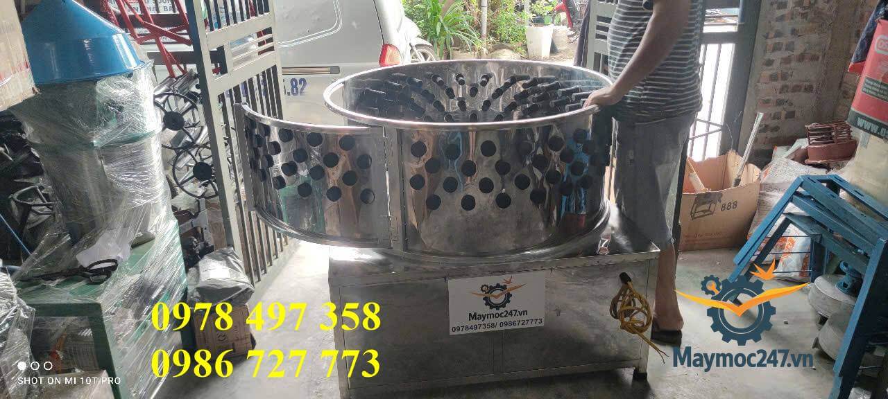 máy vặt lông dê cho trang trại, lò mổ chạy êm không rung