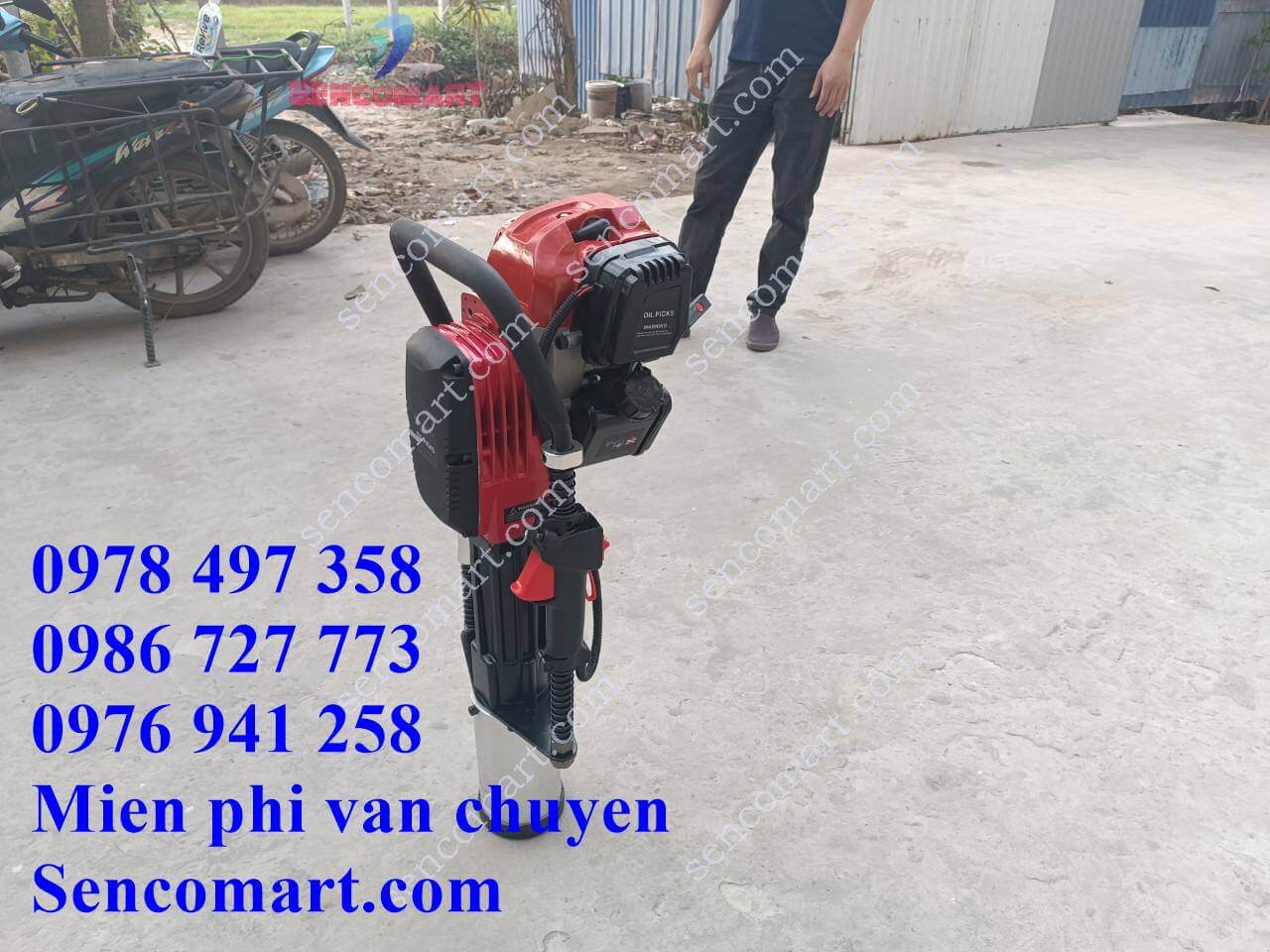 Máy đóng cọc động cơ xăng 2 thì SCM-DC-2T