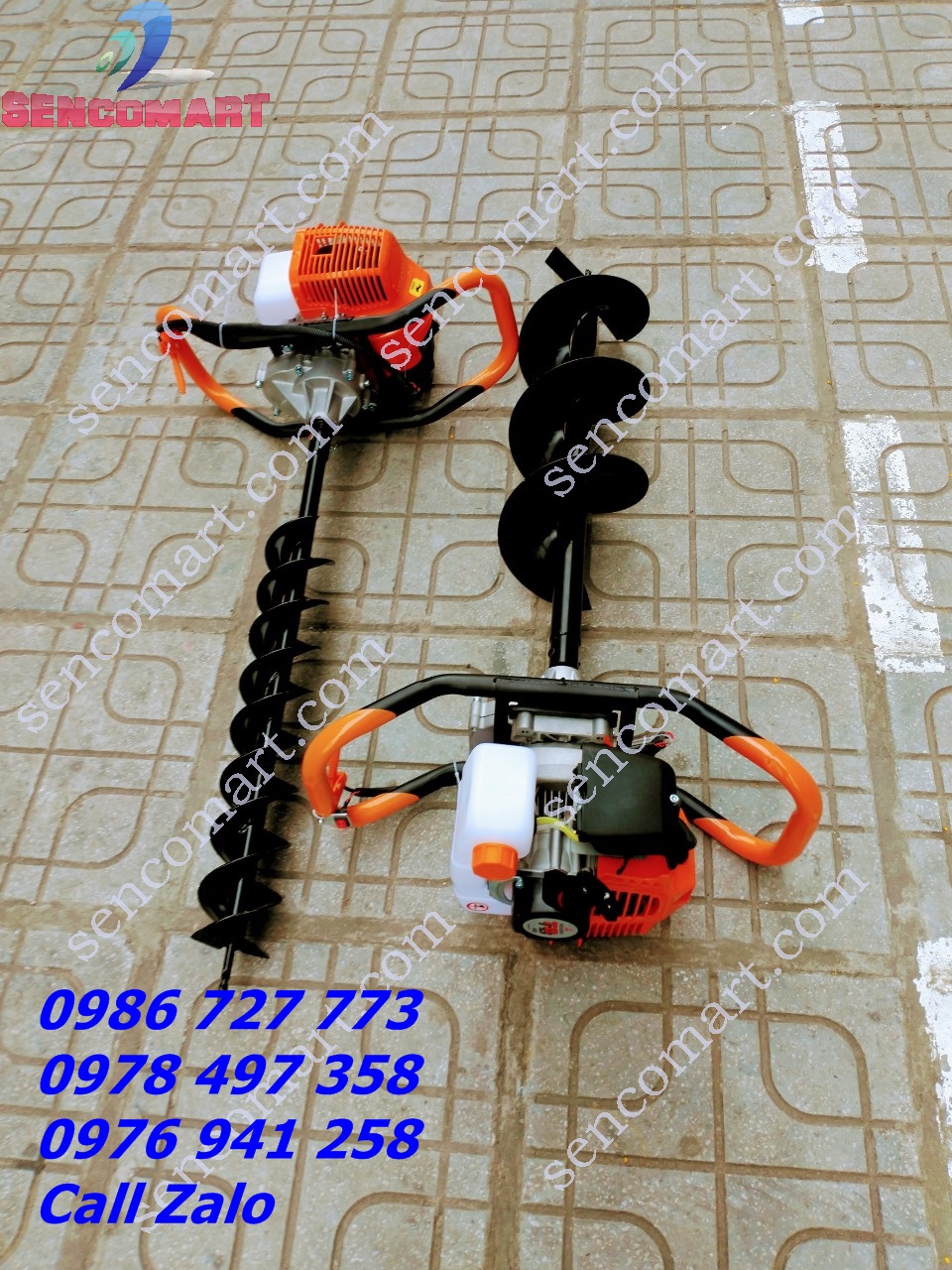 Máy khoan đất Mitsubishi TB43 kèm mũi khoan