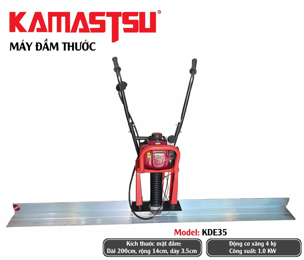 Máy Đầm Thước Kamastsu KDE 35