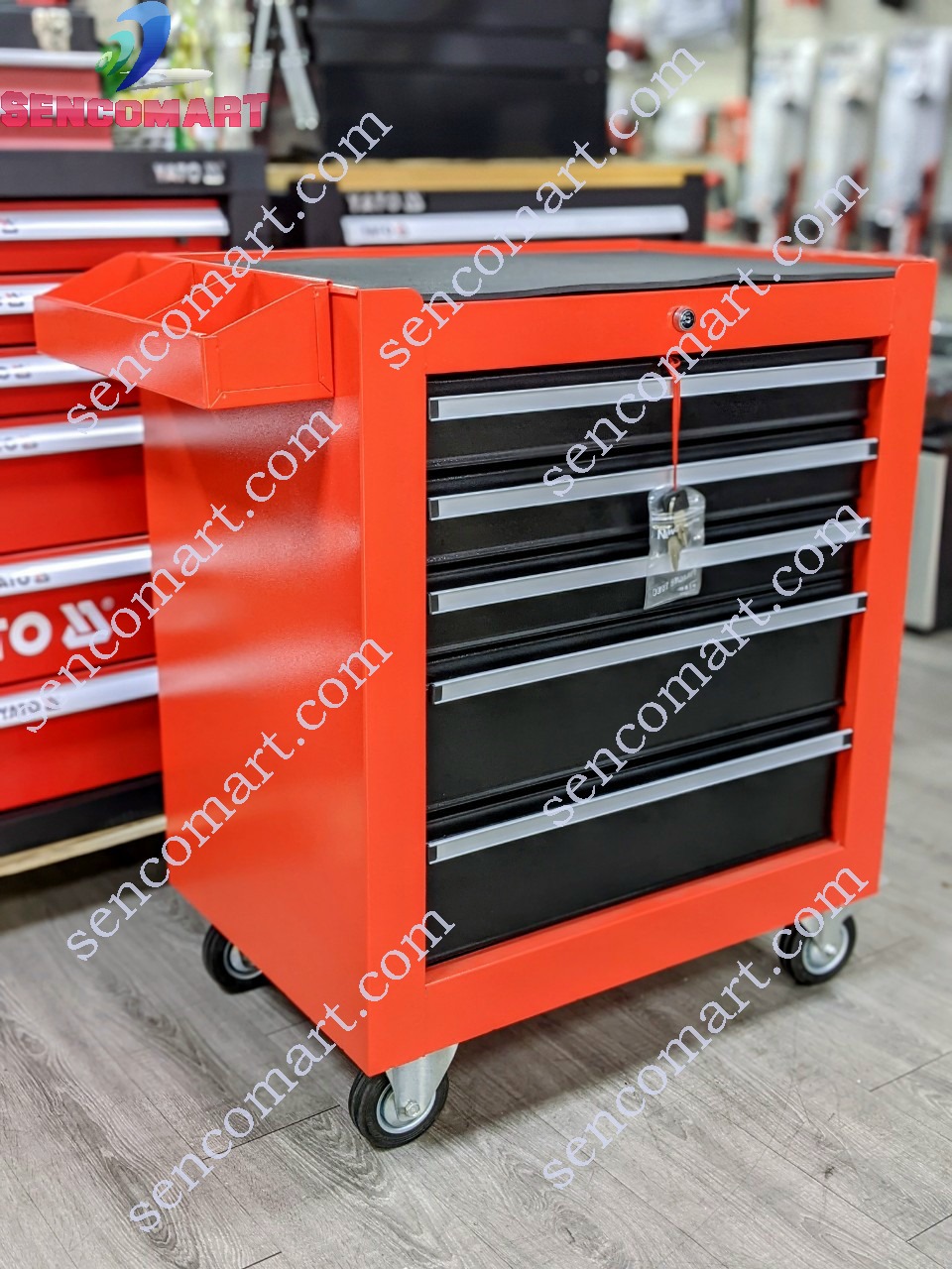 Tủ đựng đồ nghề Kocu KC-37 Model Mới, tủ đựng đồ nghề 5 ngăn