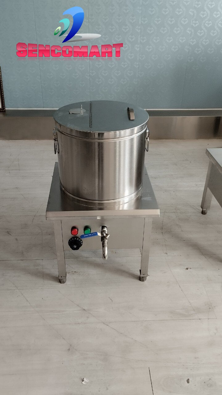 Nồi Nấu Phở Điện 30L Đế Vuông 3 Lớp Bảo Ôn Giữ Nhiệt