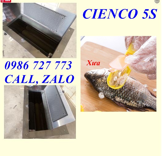 Máy đánh vảy cá điện tử 15kg 1 mẻ SC500