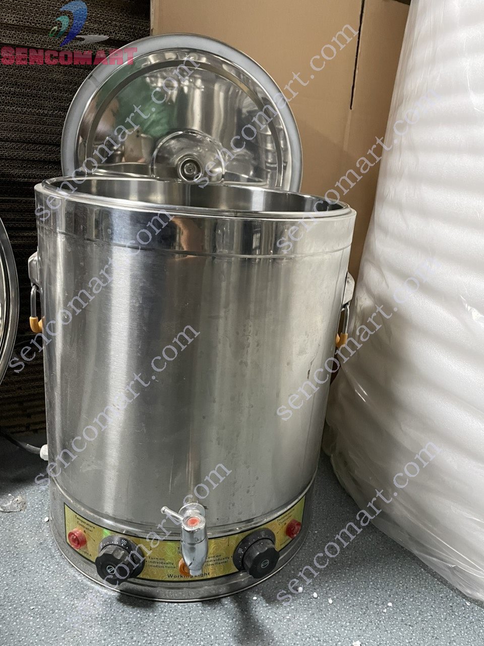 Nồi nấu cháo, nồi nấu sữa, nấu thạch 25L dùng điện gia đình 220v