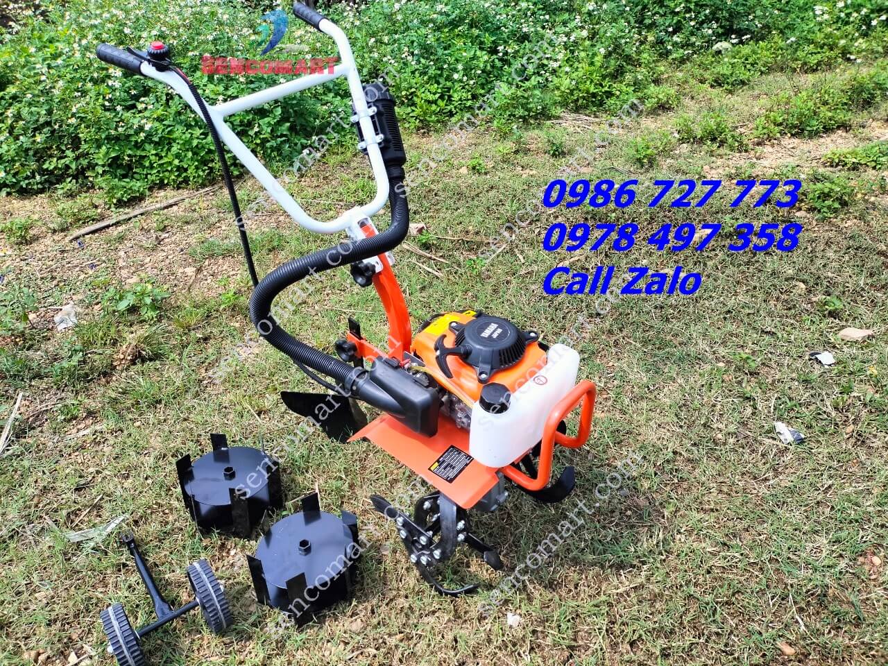 Máy vun luống ngô khoai, máy xới đất Yamaha 3CN