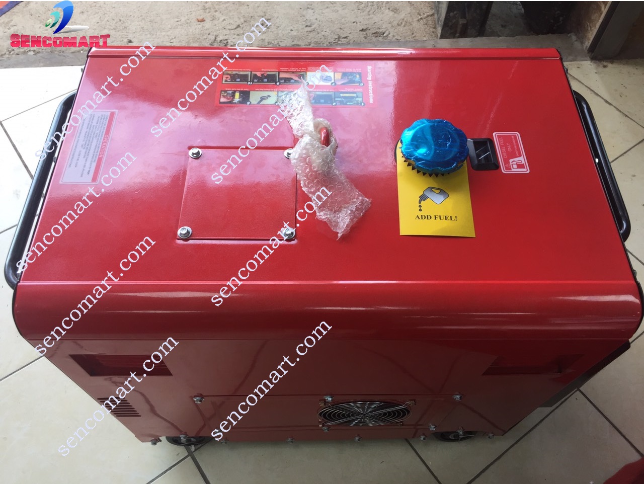 Máy phát điện oshima 8500 chạy dầu, chống ồn công suất 7kva