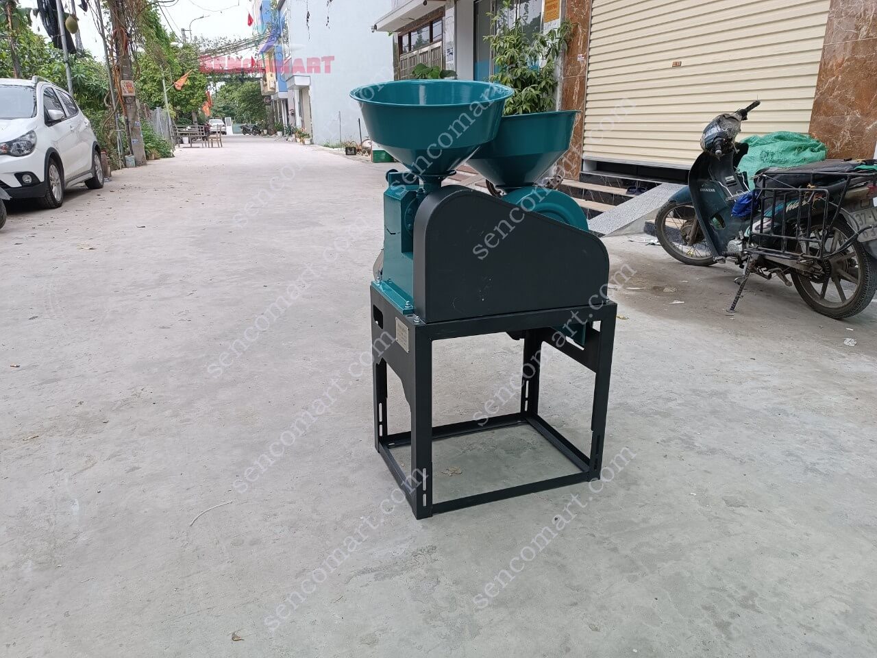 Máy Xát Gạo 2 Chức Năng Trấu Nghiền Nhỏ Cùng Cám 2CN-XG