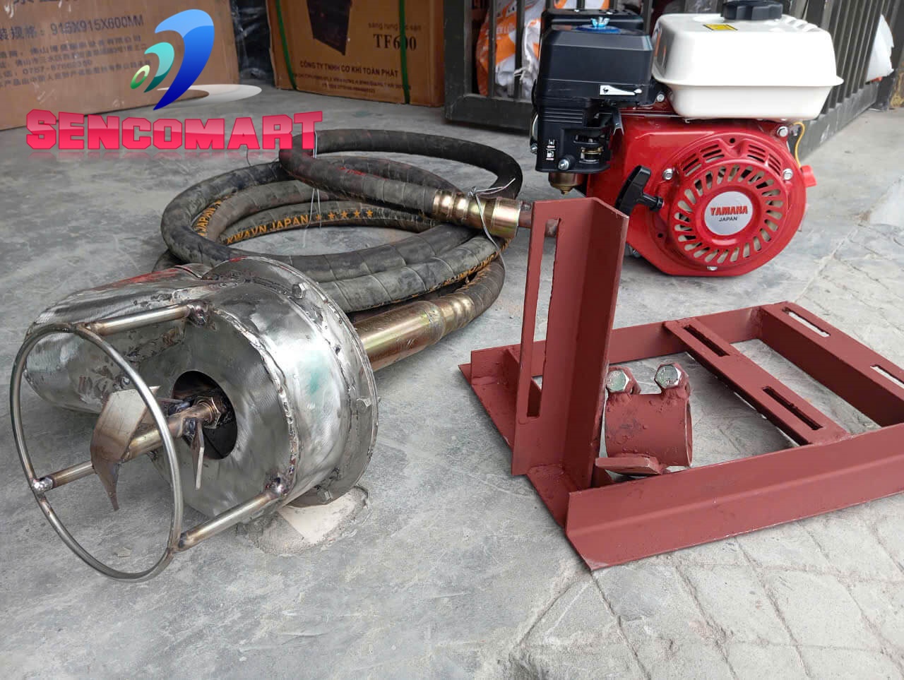 Máy Hút Bùn Thải INOX 304 KHÔNG HAN GỈ LOẠI CÁP MỀM HB-5M6N