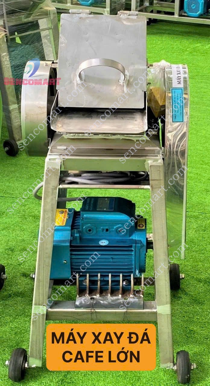 Máy xay nước đá cây công nghiệp ướp hải sản