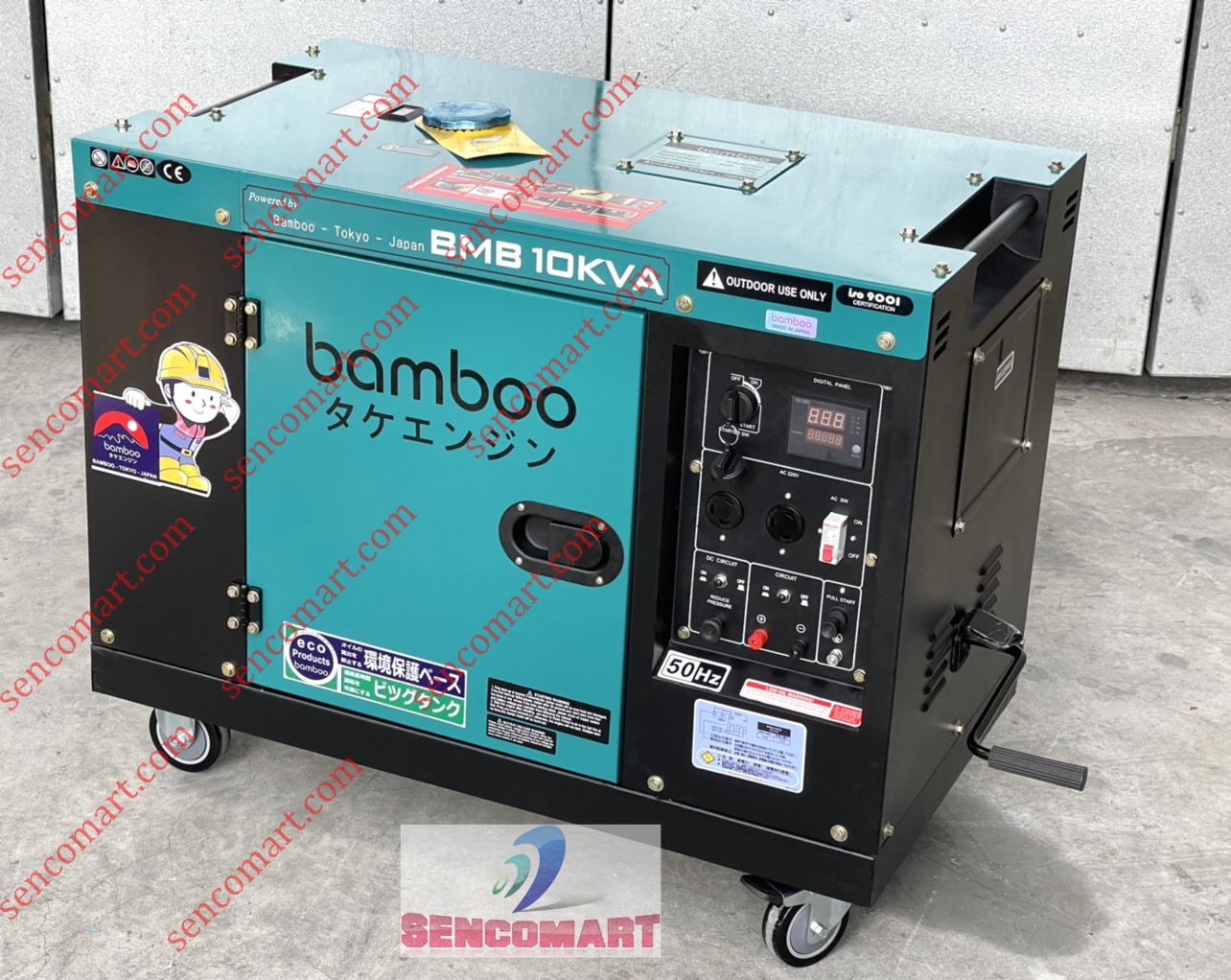 MÁY PHÁT ĐIỆN BAMBOO BMB10KVA CHẠY DẦU