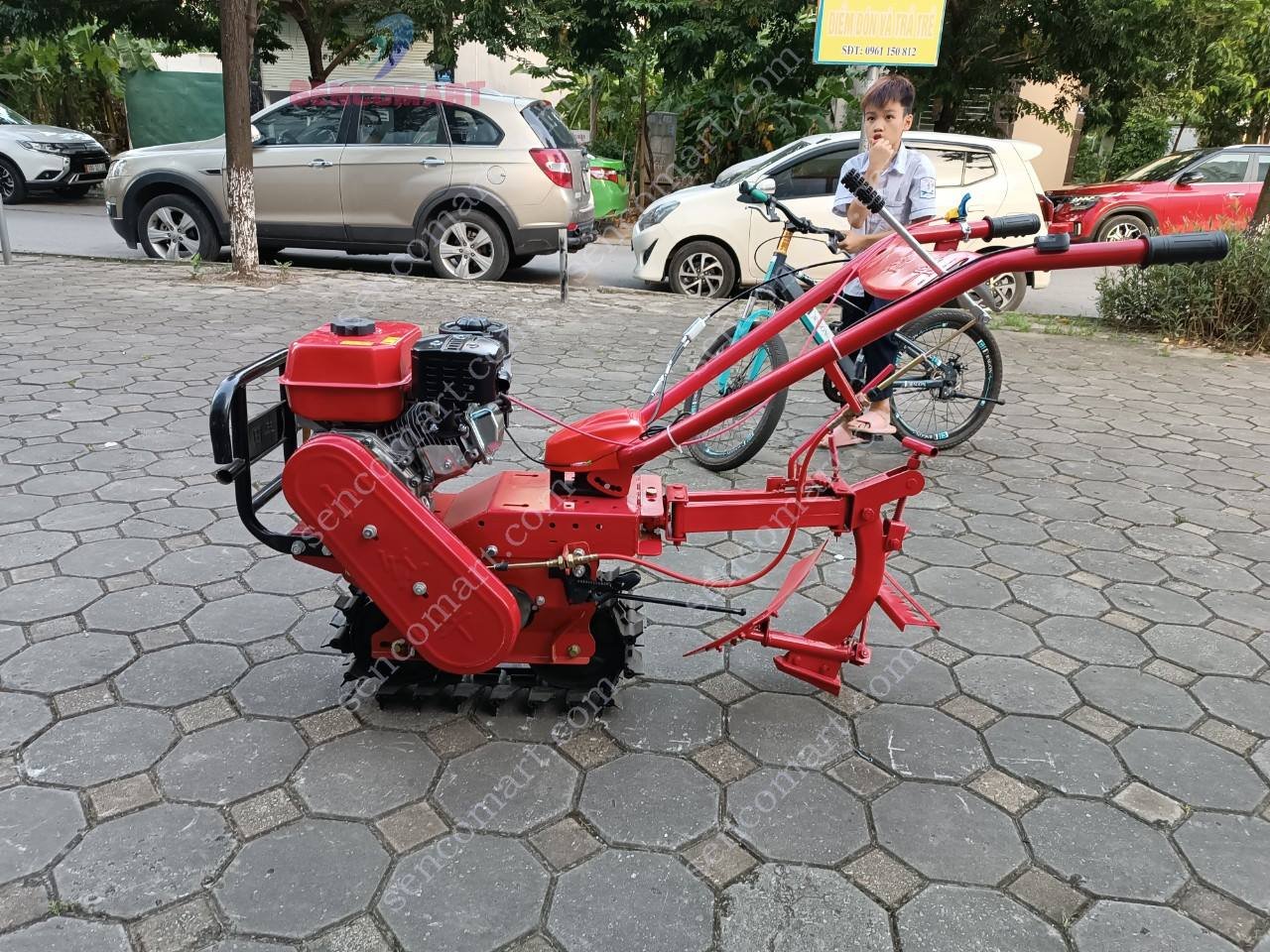 Máy Cày Xới Đất Bánh Xích Chạy Dầu 7HP YAMAHA