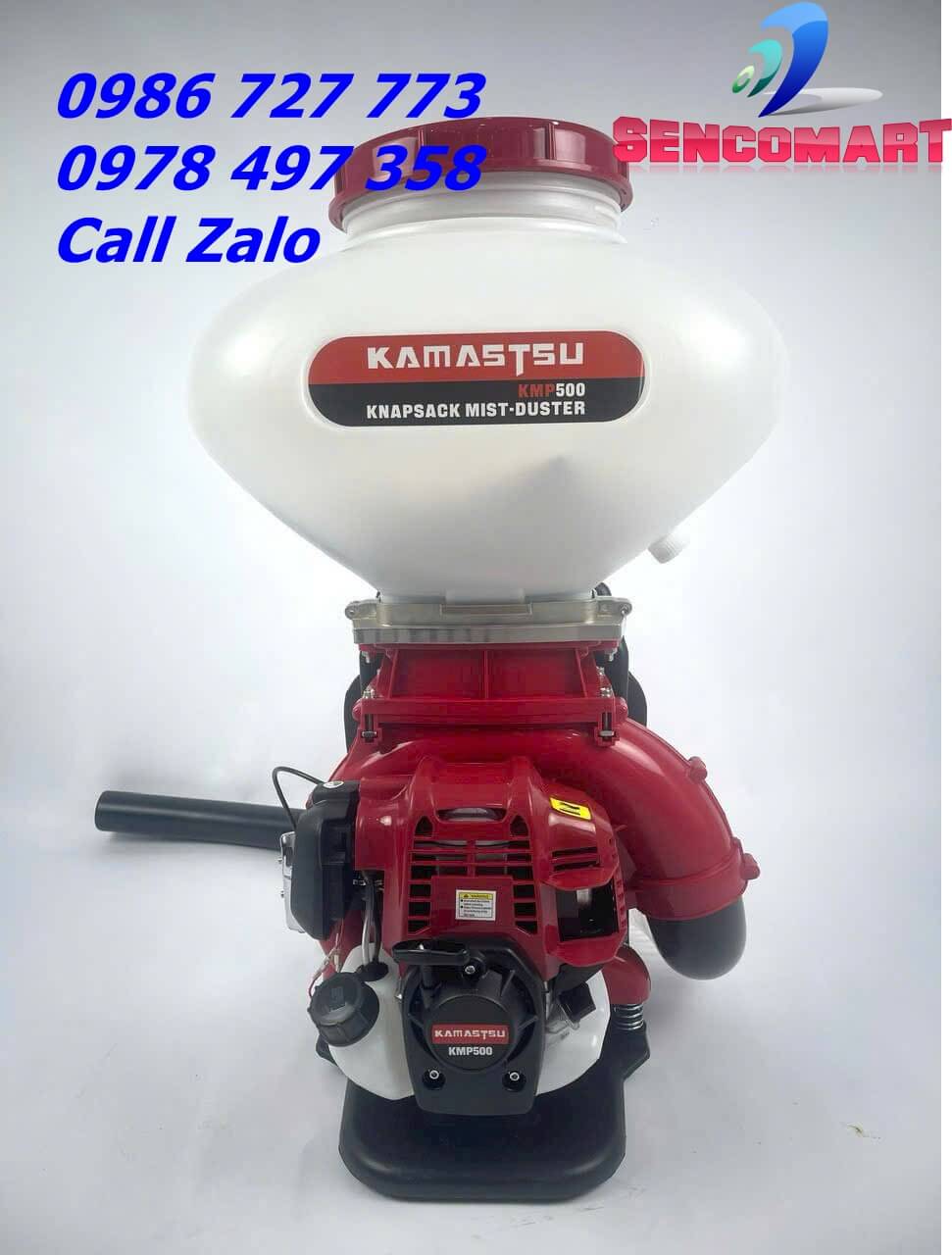 Máy Xạ Phân, Phun Vôi, Phun Nước 4 Thì Kamastsu KMP 500 Chính Hãng