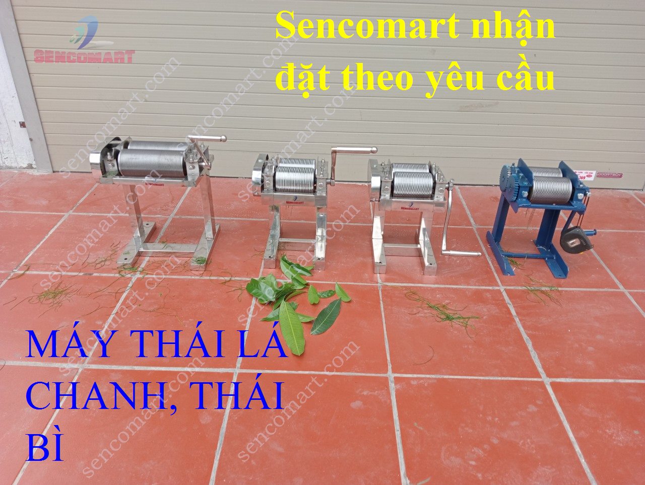 Máy Thái Bì, Thái Lá Chanh Lô Dài 20cm ( INOX)