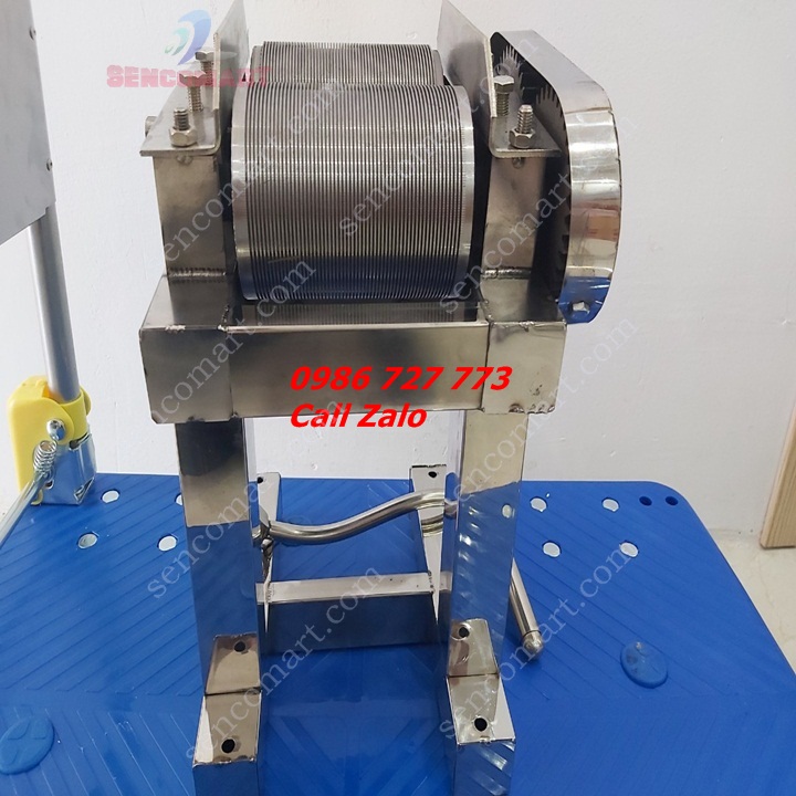 Máy Thái Bì Heo- Máy Cắt Da Lợn Quay Tay Bằng Inox 304