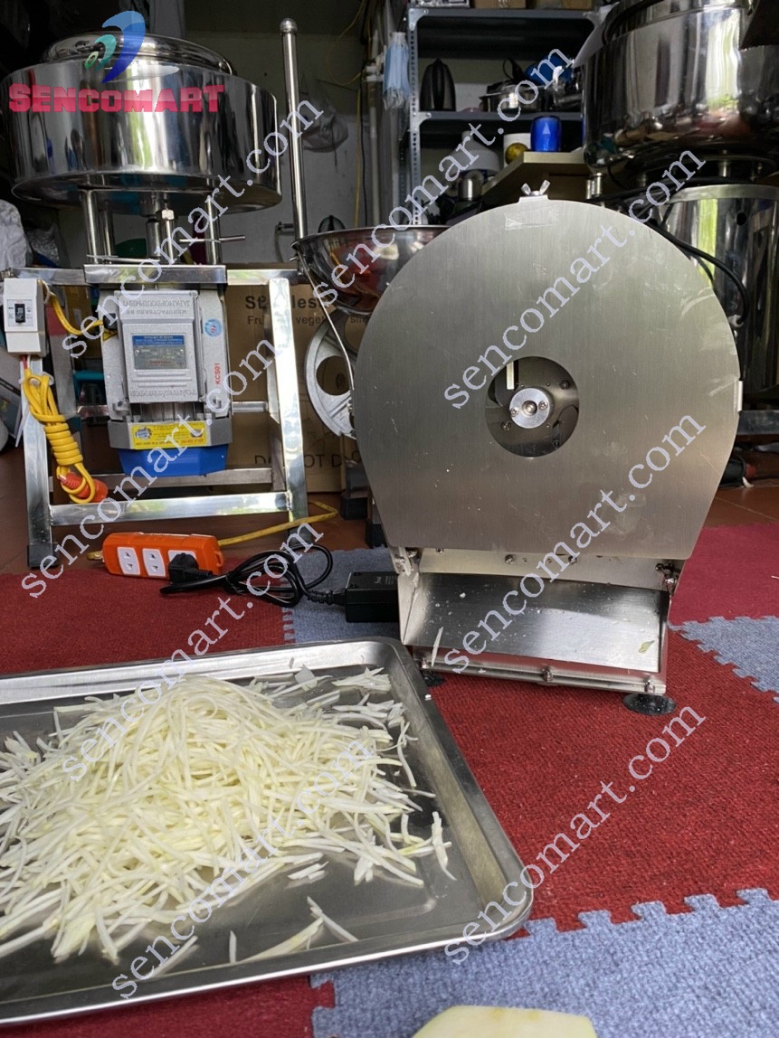 Máy Thái Sợi Đu Đủ, Củ Quả Làm Gỏi Chạy Điện 2 ly, 3 Ly