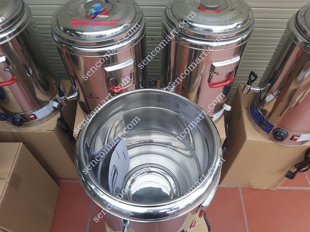 Nồi Nhúng Phở 15lit Có Hẹn Giờ, Có Vòi Cải Tiến Mới