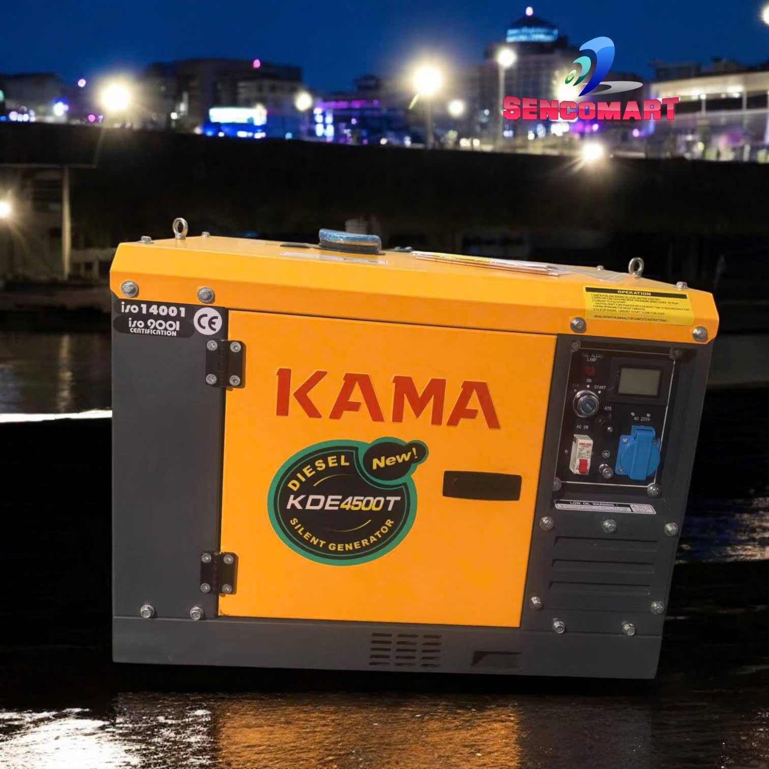 BÁO GIA MÁY PHÁT ĐIỆN CHẠY DẦU KAMA 4500T CÔNG SUẤT 3KW