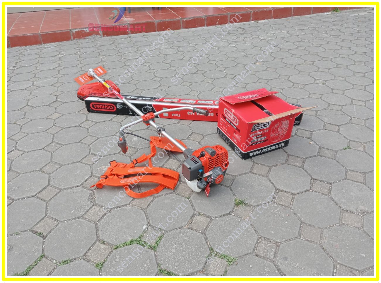 Máy Cắt Cỏ Oshima 143 Chạy Xăng Chính Hãng