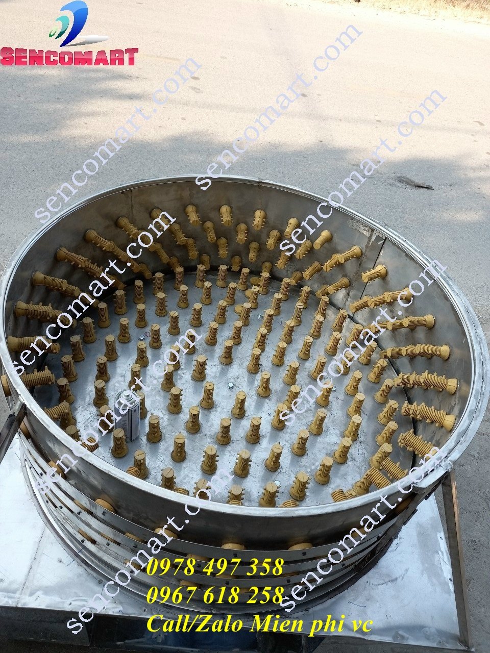 Máy vặt lông chó, lông dê kích thước 1,2m sử dụng động cơ 5HP Toàn Phát