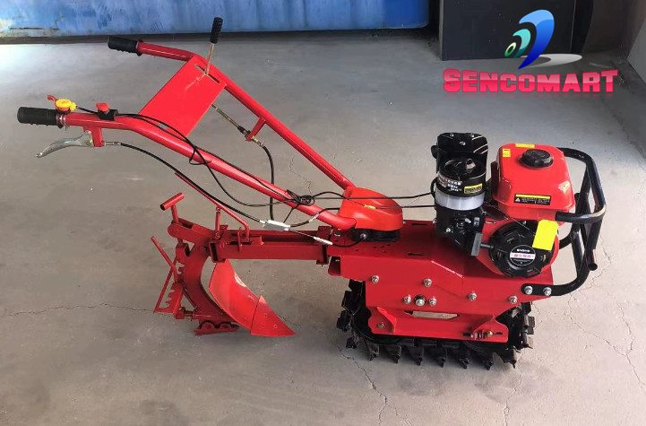 Máy cày chạy xăng 4 kỳ- Máy Cày Xới Đồi Chè Bánh Xích YAMAHA JAPAN 7HP