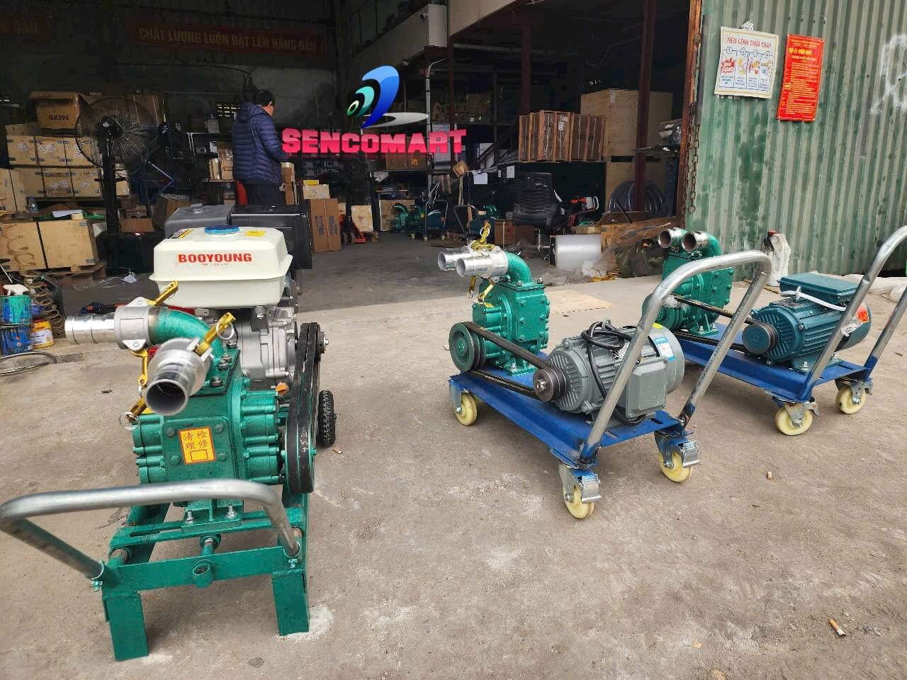 MÁY HÚT BÙN CỬA NGANG ĐIỆN 1 PHA 220V ĐỦ BỘ