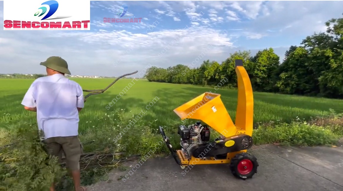 Máy Băm Cành Cây Chạy Dầu Yamaha 188 Sencomart