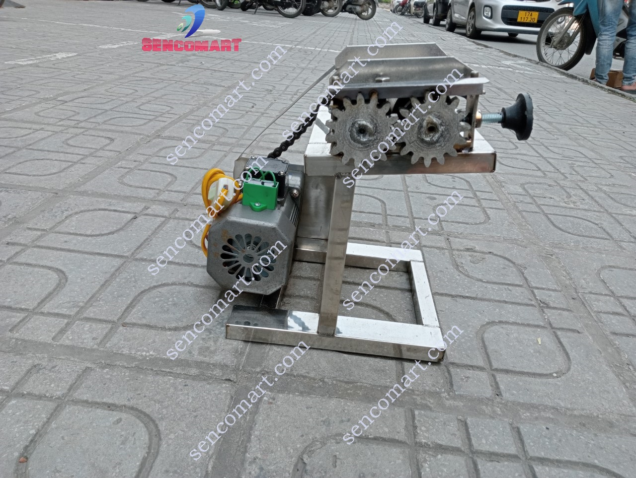 Máy Cán Khô Mực Chạy Điện 220V