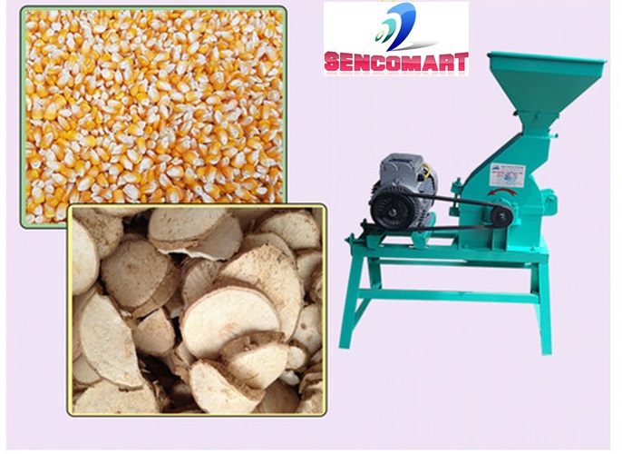 Máy Nghiền Thức Ăn Chăn Nuôi 18 Búa, Máy Nghiền Tre Cho Dúi, Nghiền Vỏ Trấu BT10