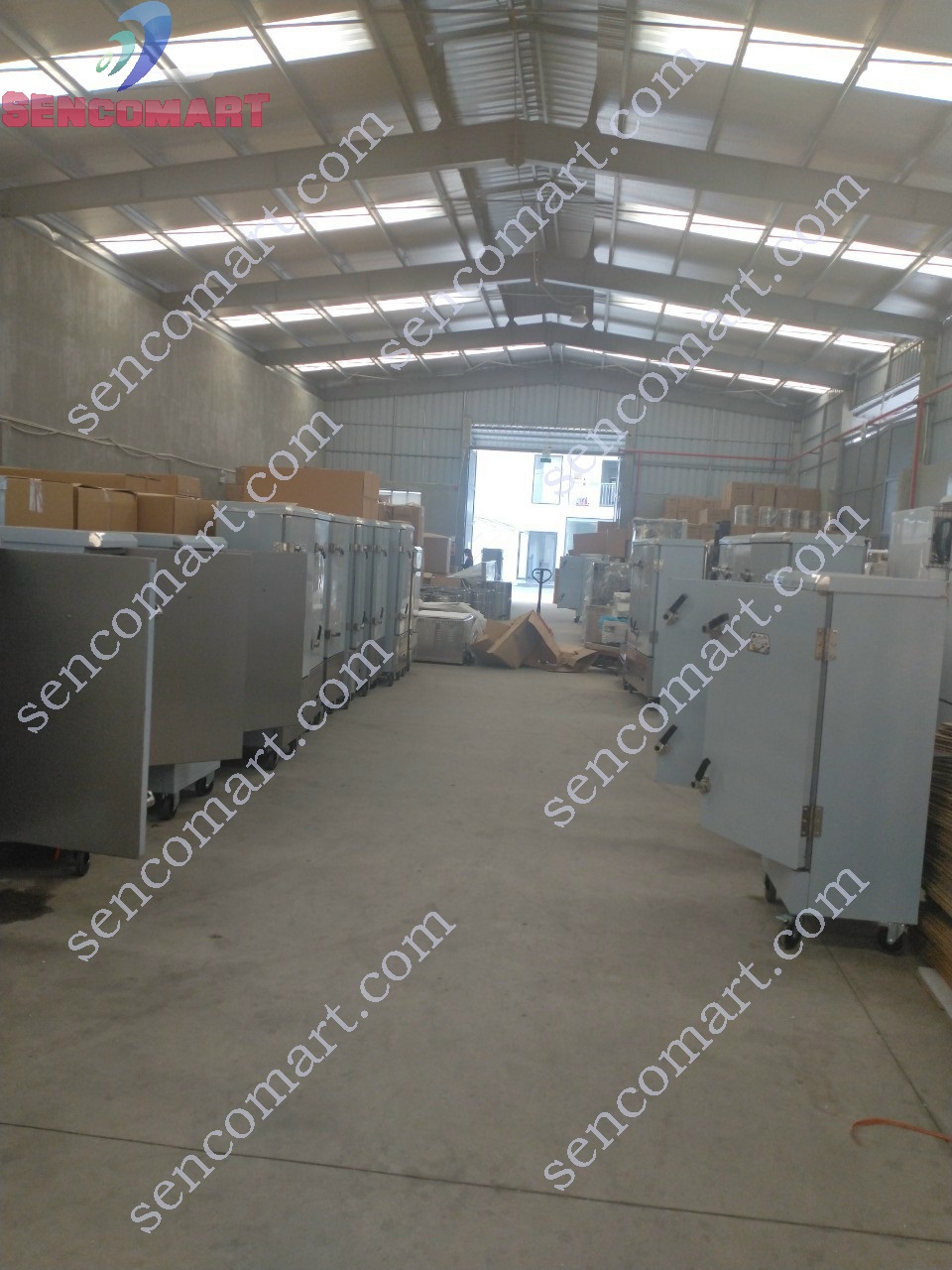 Tủ nấu cơm 12 khay điện nấu 40kg có đồng hồ đo nhiệt