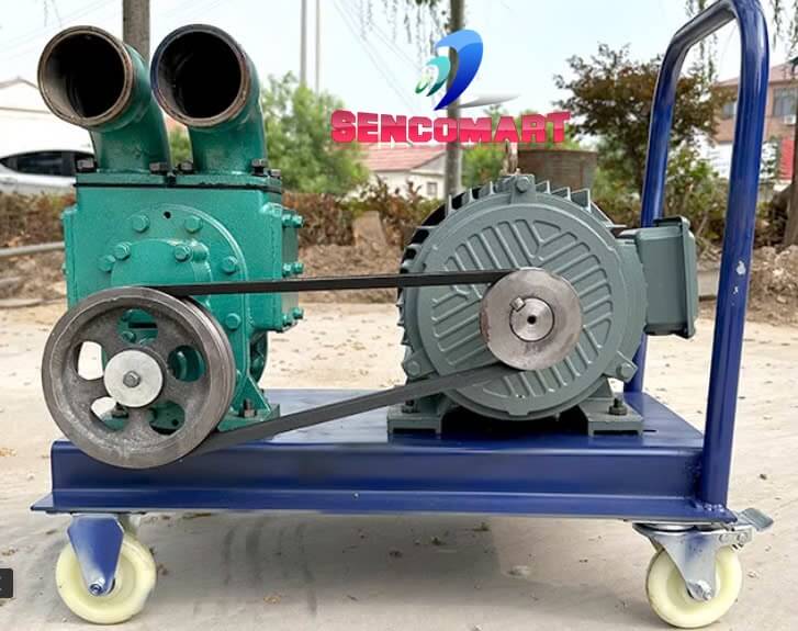 MÁY HÚT BÙN CHÂN KHÔNG CỬA NGANG CÁNH THÉP HỌNG 50 SỬ DỤNG ĐIỆN 1 PHA 220V