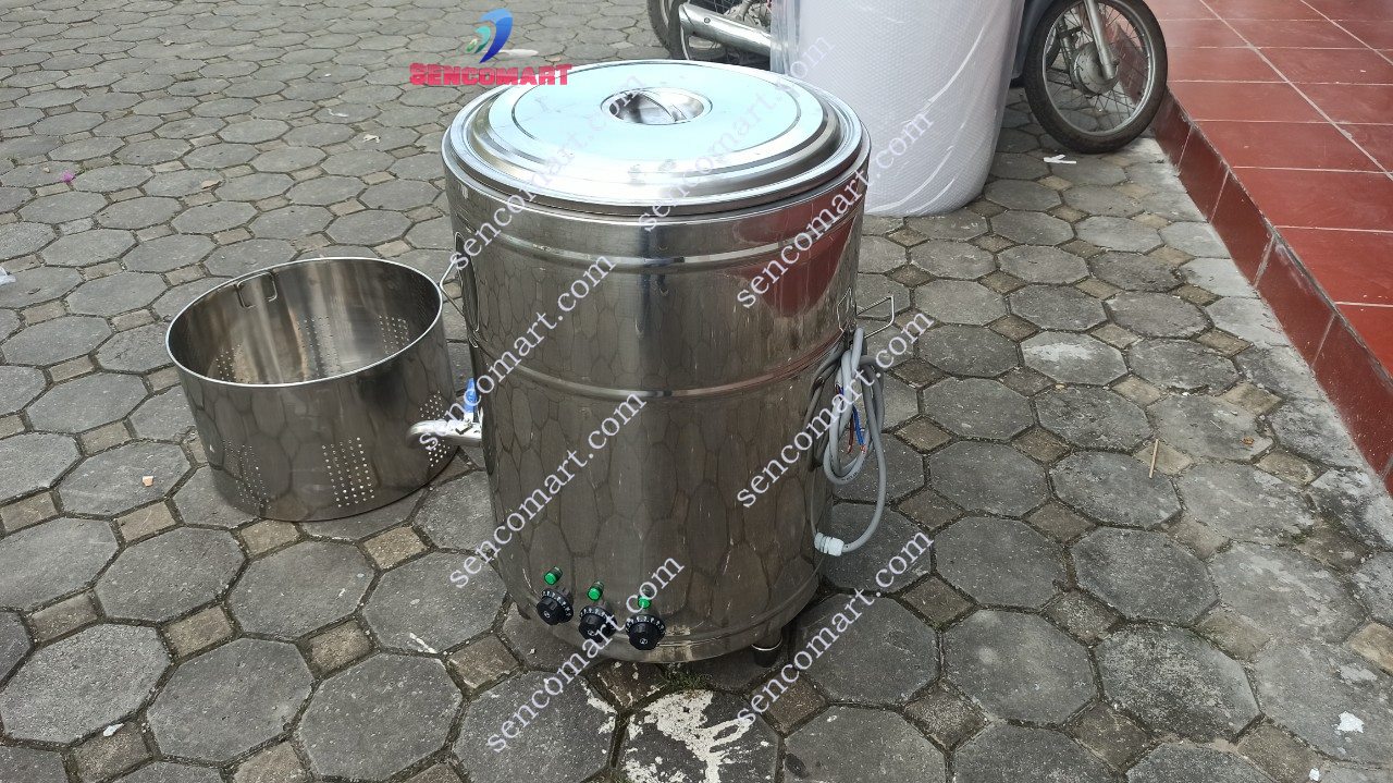 Nồi Nấu Phở, Nước Lèo Hàng Nhập Khẩu Mâm Nhiệt 100L