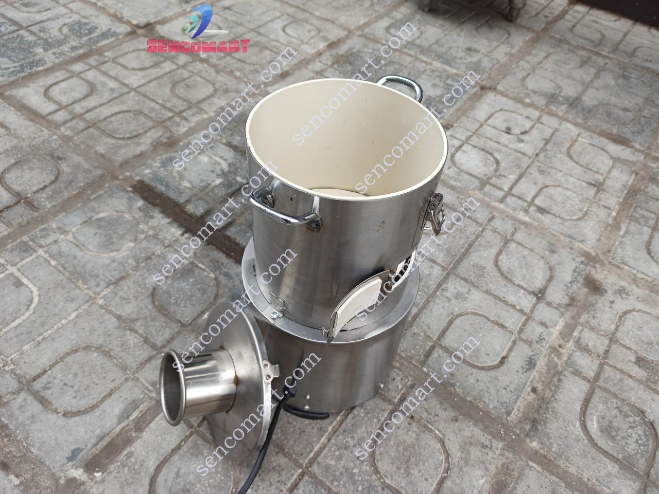 Máy bóc vỏ tỏi nguyên củ, máy bóc vỏ hành hàng chất lượng cao