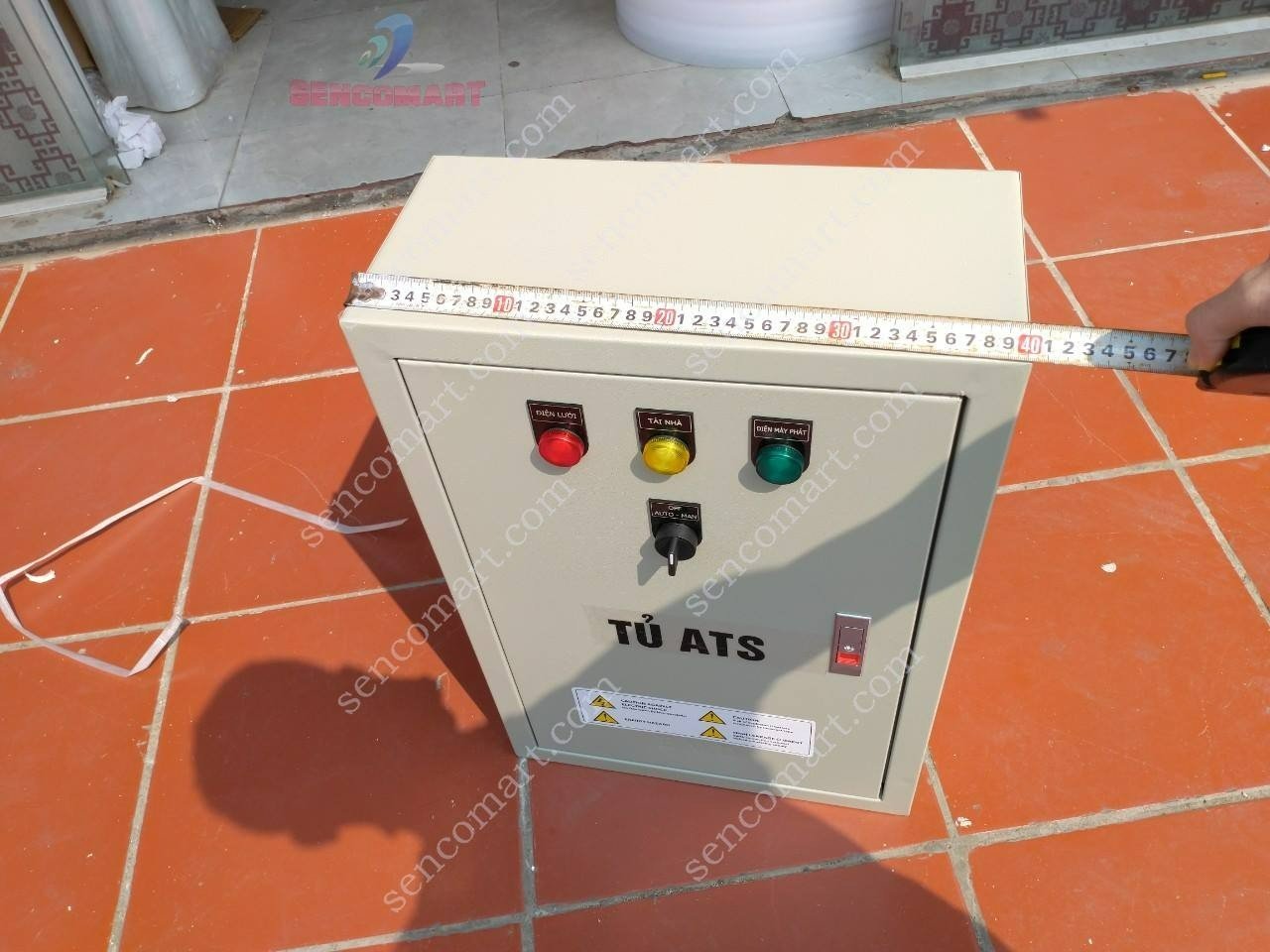 Tủ ATS lắp máy phát điện 3 pha chuyển đổi nguồn điện linh kiện ABB Pháp Châu Âu