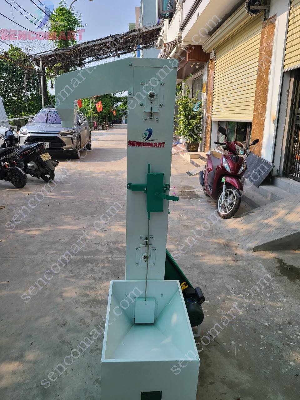 Gầu tải ngô thóc GTC-1050 điện 3 pha chưa bao gồm mô tơ