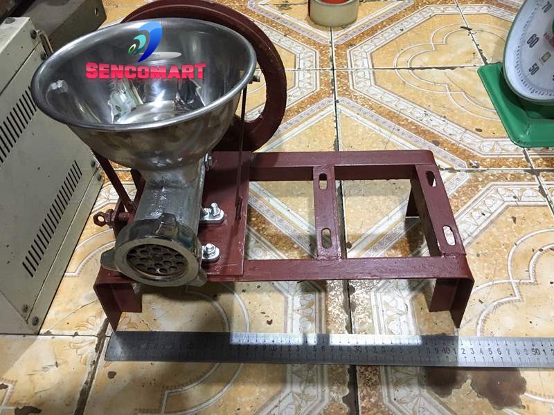 Máy xay xương sụn, xay cổ gà, xay thịt, xay cua, xay ốc cối gang 22 không motor