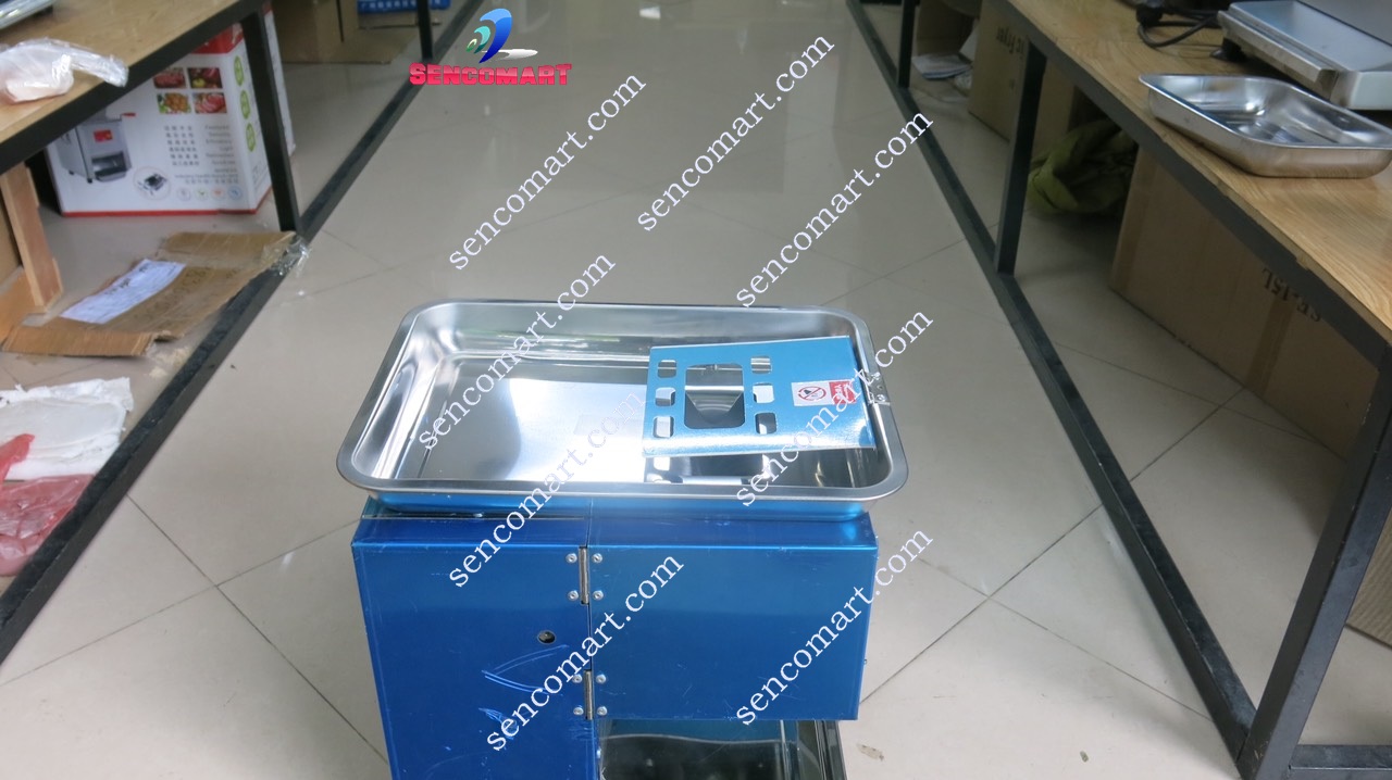 Máy thái thịt tươi sống SC-550-2- Máy cắt thịt 2mm, 2,5mm công suất 550w