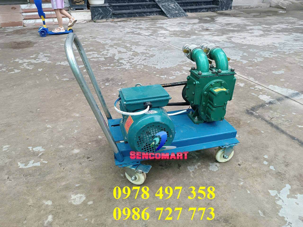 Máy Bơm Bùn Đặc 4kW 1 Pha Họng 50mm - Hiệu Suất Cao