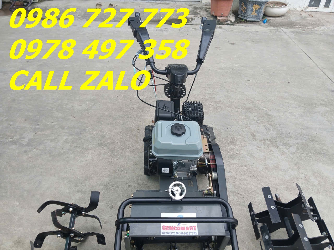 Máy Cắt Cỏ Trục Băm Mini Phù Hợp Địa Hình Đồi Dốc Yama 170 GHI