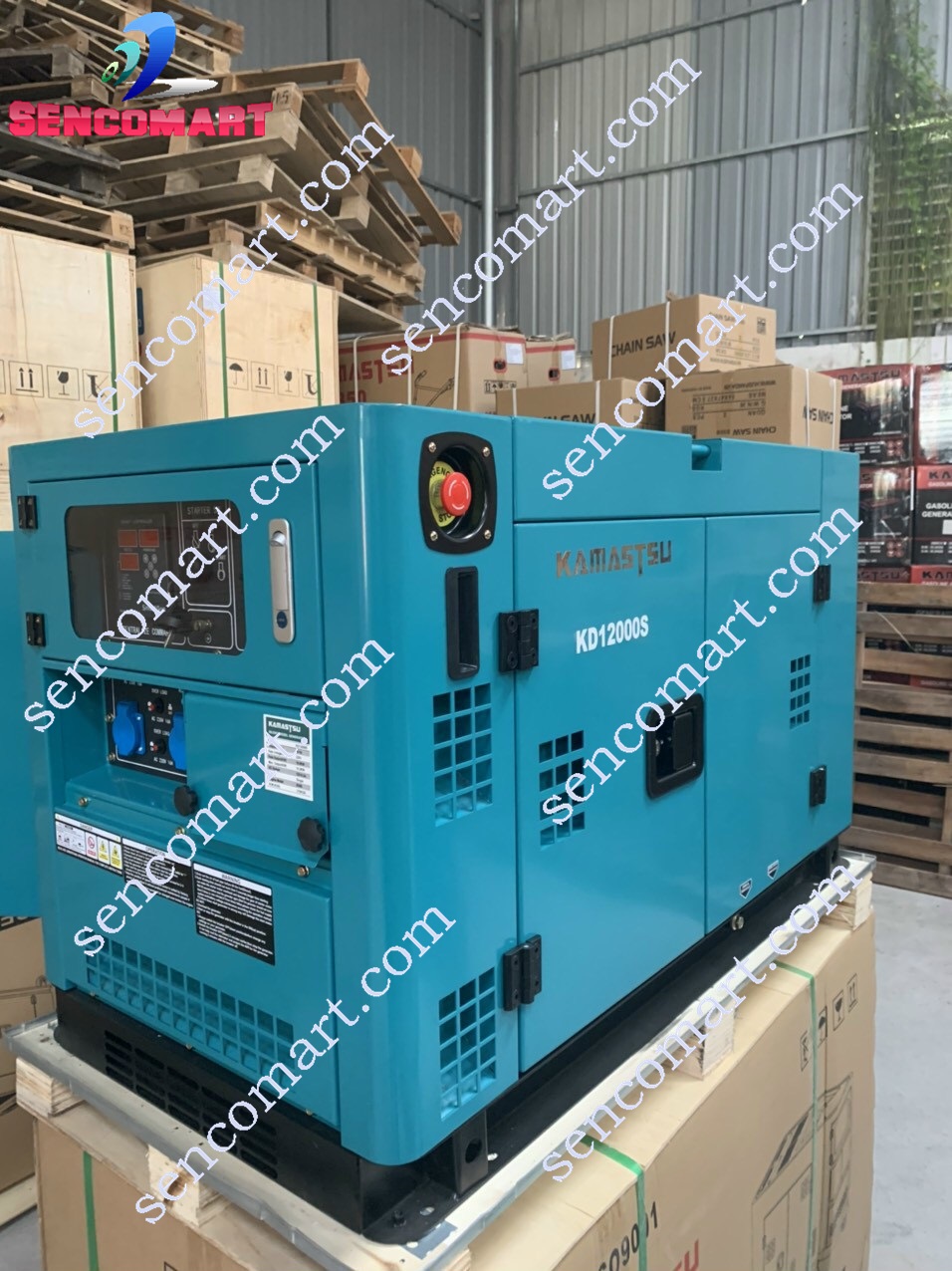 Máy phát điện Kamastsu KD-12000S, máy phát điện chạy dầu công suất 10kw