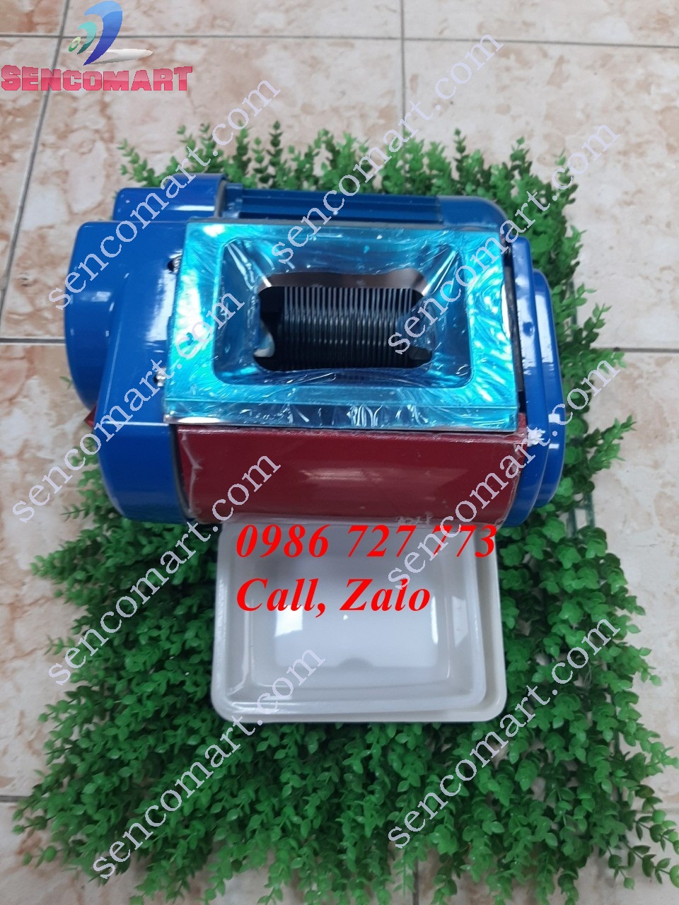 Máy Thái Thịt Tươi Sống Mini SC20- Máy Thái Thịt Bò, Thịt Lợn Tương Sống 2mm-2,5mm
