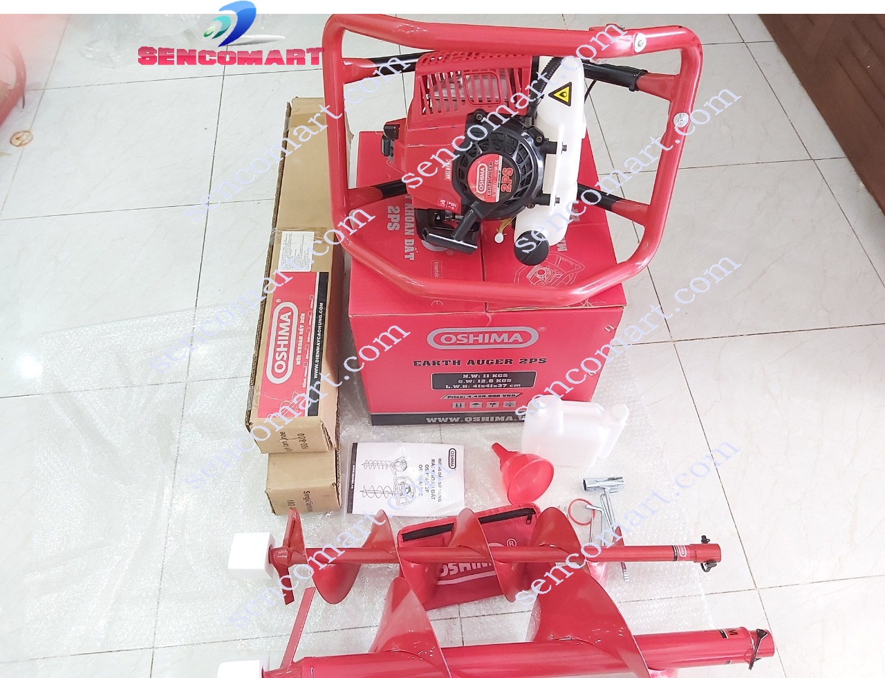 MÁY KHOAN ĐẤT TRỒNG CÂY OSHIMA 2PS