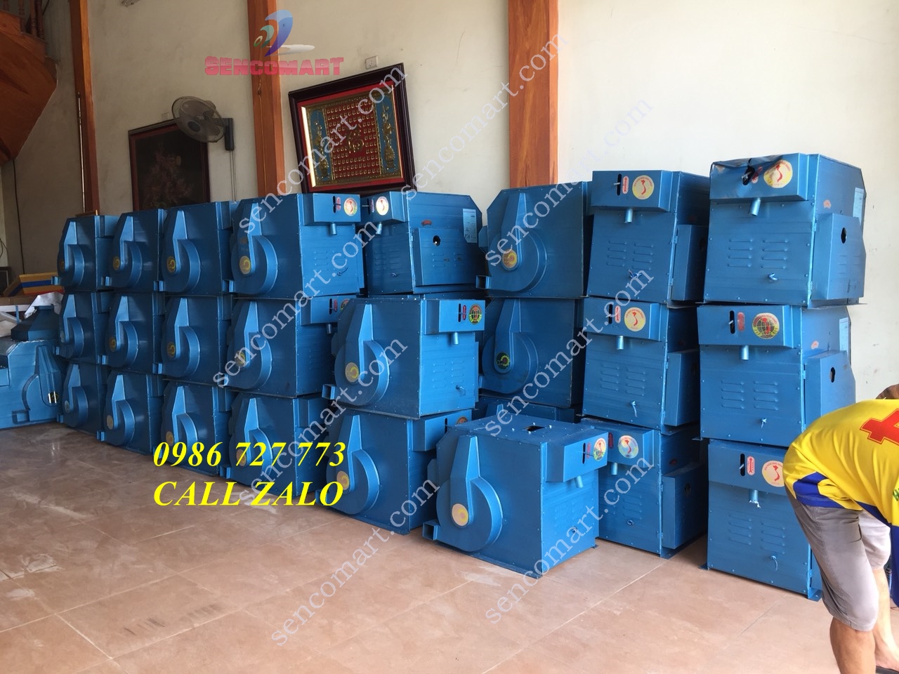 Máy Lọc Sạn Gạo 400kg/h Máy lọc sạn gạoThổi TRấu Bụi Sạch 100%,