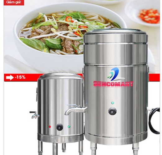 Nồi nấu phở điện 30 L bằng mâm nhiệt nhập khẩu
